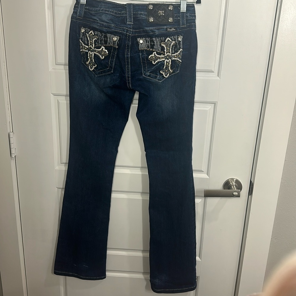 Size 27 Boot Cut Miss Me Jeans only worn twice